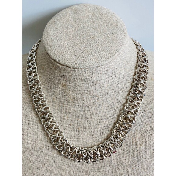 37.39g 14mm super heavy FAS 925 sterling wide chain Necklace